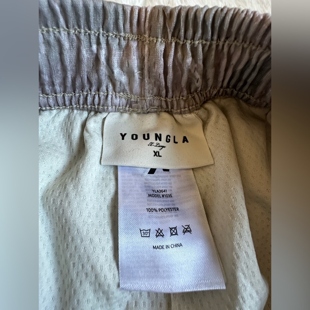 YoungLA Shorts Men’s Camo Athletic Boundle 2pcs XL x 6.5” Workout Gym - Picture 9 of 16